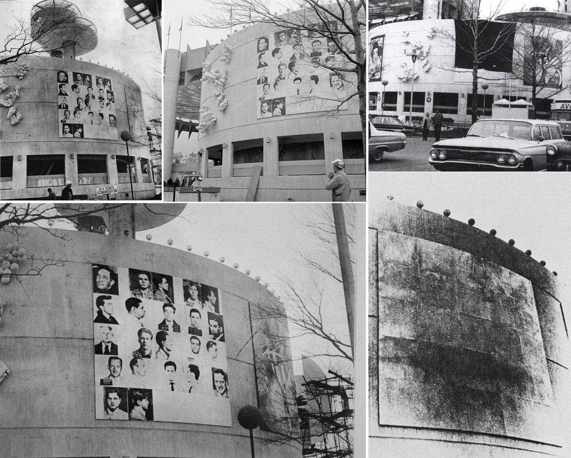Thirteen Most Wanted Men, 1964. New York State Pavillion. Feria Mundial. Andy Warhol. Thirteen Most Wanted Men, 1964. New York State Pavillion. Feria Mundial. Andy Warhol.
